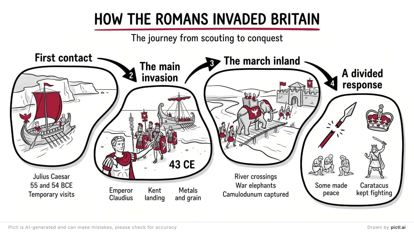 Lesson 1 Pictl: The Roman invasion of Britain